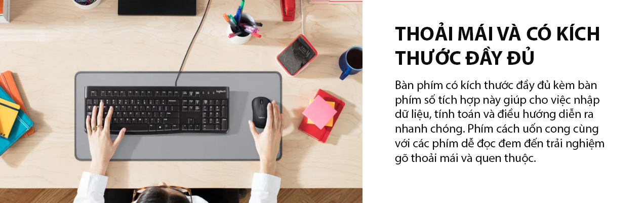 Bàn phím Logitech K120 (USB/Đen) Bàn phím Logitech K120 (USB/Đen)